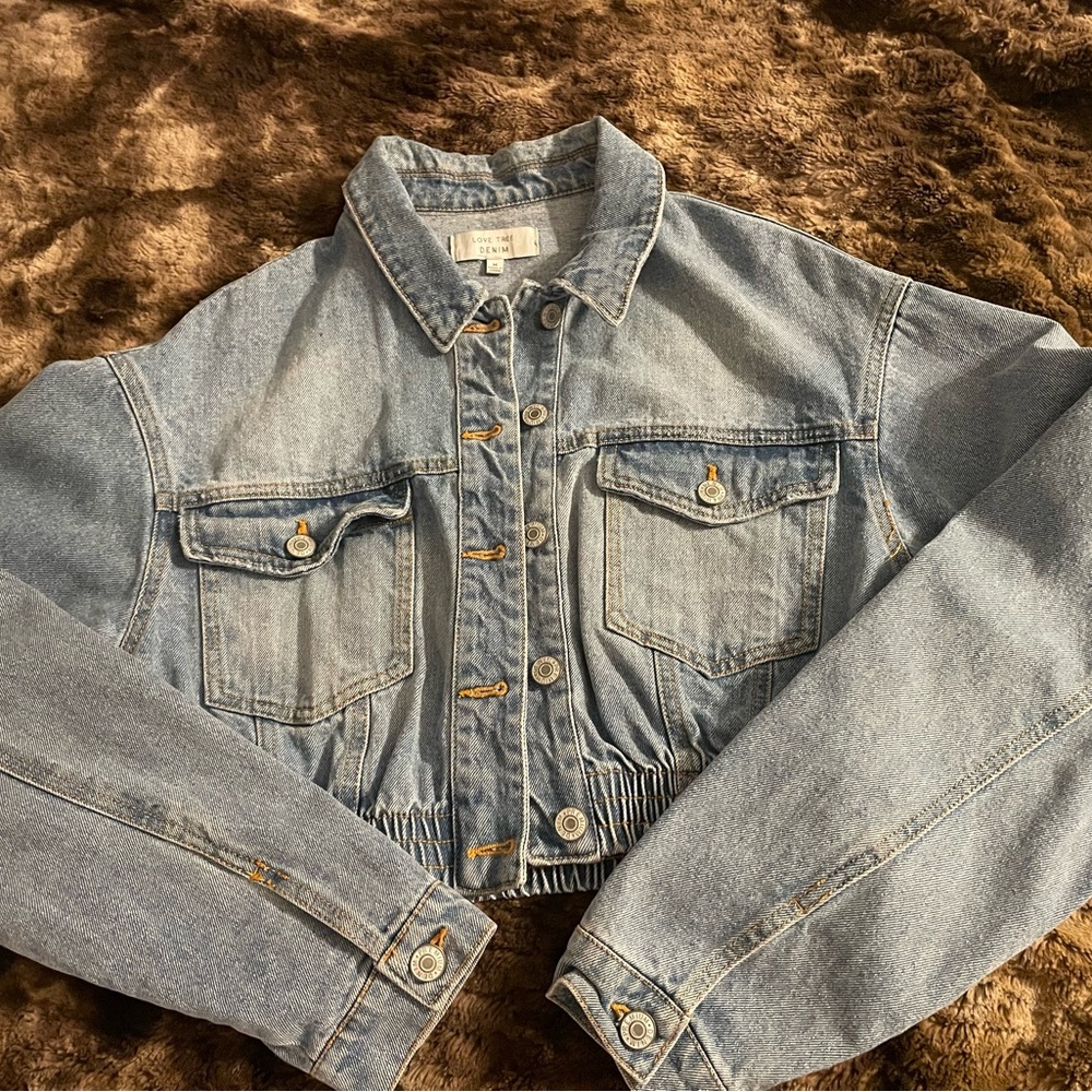 Love Tree Denim - Light Blue Denim Jacket.